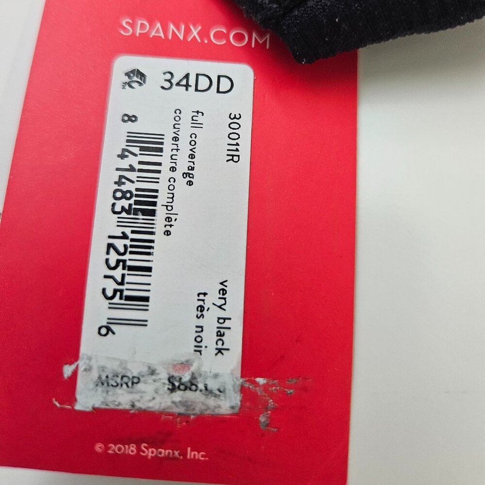 34. Spanx full coverage bra. NWT - Picture 6 of 6